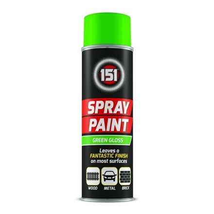 GREEN GLOSS SPRAY PAINT 250ML