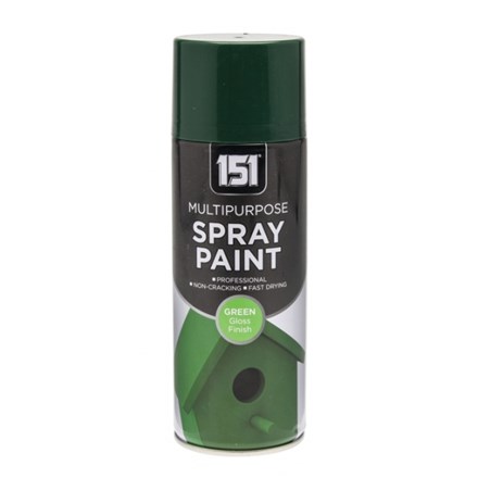 151 - MULTIPURPOSE SPRAY PAINT GREEN 400ML