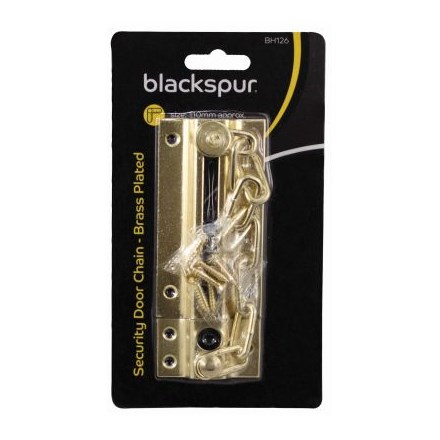 BLACKSPUR - BRASS PLATED SECURITY DOOR CHAIN