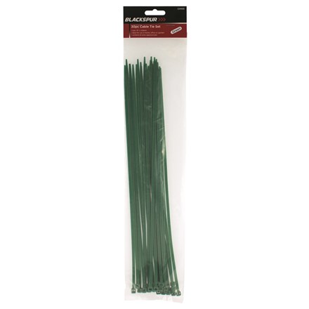 BLACKSPUR - 15" GREEN CABLE TIE - 30 PACK