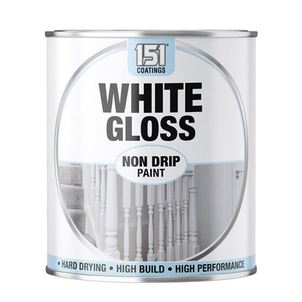 WHITE GLOSS NON-DRIP PAINT - 300ML