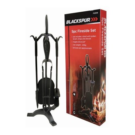 BLACKSPUR - 5PC  FIRESIDE SET