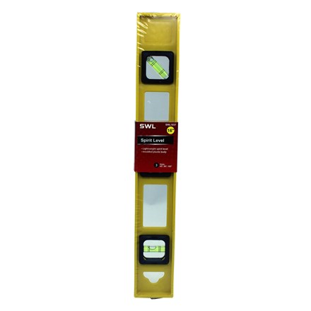 SWL - PLASTIC SPIRIT LEVEL 400MM/16"