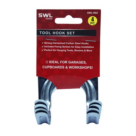 SWL - TOOL HOOK SET - 4 PACK