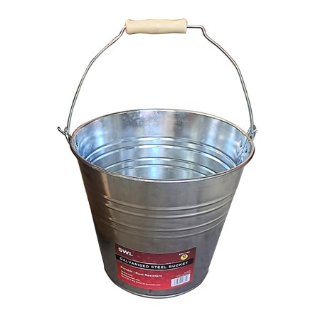 SWL - GALVANISED STEEL BUCKET 12L