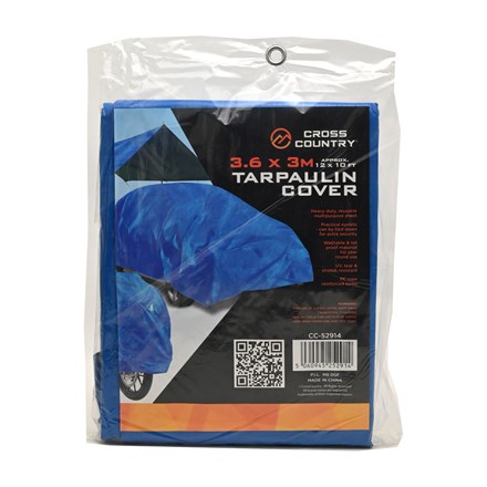 CROSS COUNTRY - TARPAULINE COVER 3.6 X 3M
