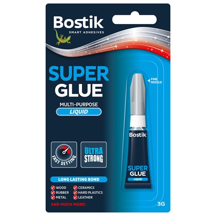 BOSTIK SUPER GLUE LIQUID 3G