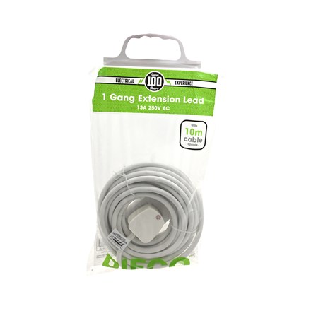 1 GANG 10M EXTENSION LEAD