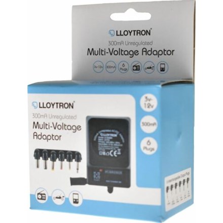 LLOYTRON - MAINS ADAPTOR 300MAH