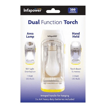 INFAPOWER - DUAL FUNCTION LED TORCH