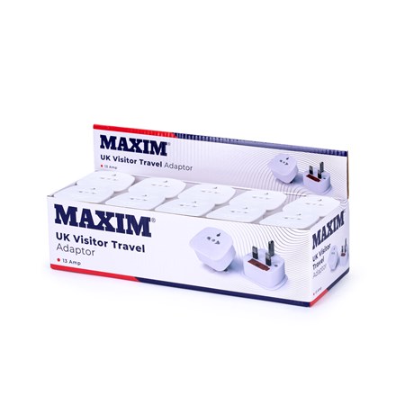 MAXIM - UK VISITOR ADAPTOR IN BULK BOX