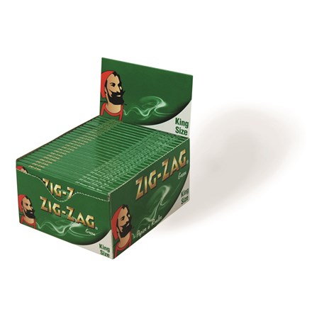 ZIG ZAG KING SIZE GREEN - 50 PACK