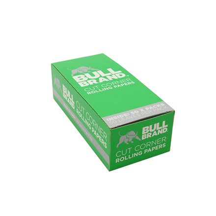 BULL BRAND GREEN REGULAR SIZE PAPERS - 50 PACK