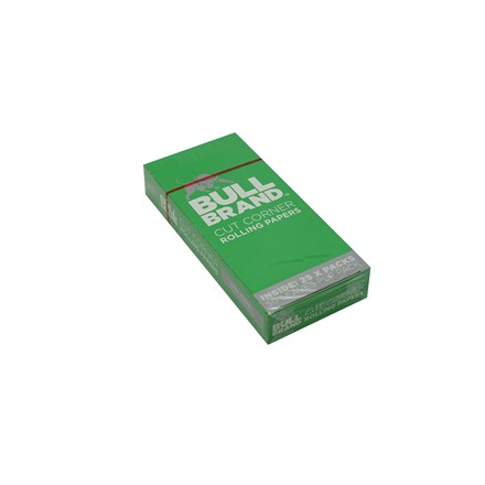 BULL BRAND GREEN REGULAR SIZE PAPERS - 25 PACK