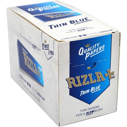 RIZLA BLUE REGULAR SIZE PAPERS - 100 PACK
