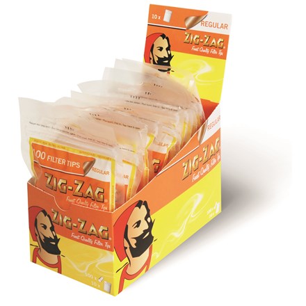 ZIG ZAG REGULAR FILTERS - 10 PACK X 100 TIPS