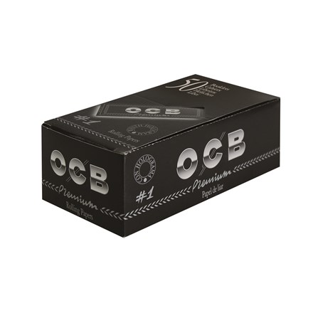 OCB BLACK REGULAR PREMIUM PAPERS - 50 PACK