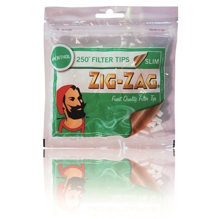 ZIG ZAG MENTHOL - 250 TIPS PACK