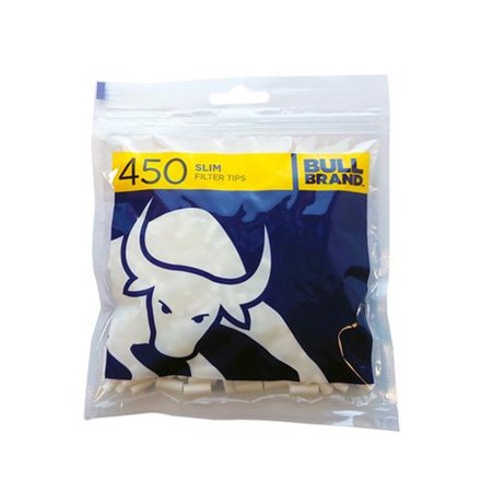 BULL BRAND SLIM FILTERS - 450 TIPS PACK