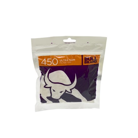 BULL BRAND ULTRA SLIM FILTERS - 450 TIPS PACK