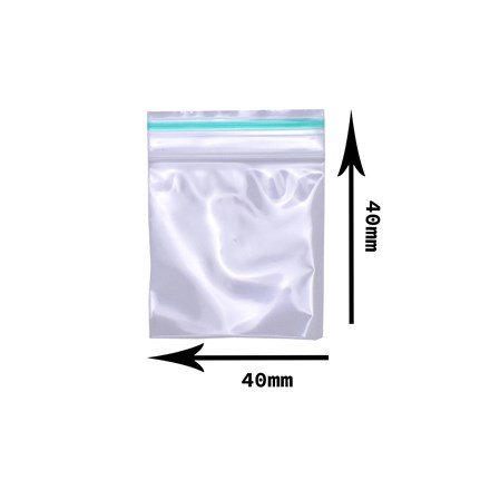 40 X 40MM BAGS CLEAR (1000)