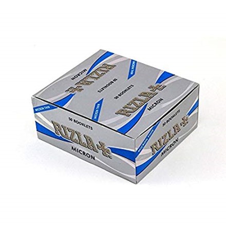 RIZLA MICRON KING SIZE SILVER - 50 PACK