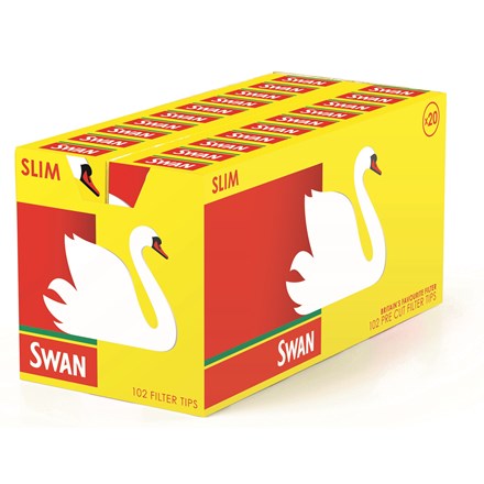 POPATIP SWAN SLIM FILTER TIPS - 20 PACK