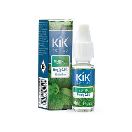 KIK E-LIQUID 0MG MENTHOL 10ML