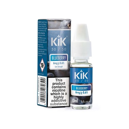 KIK E-LIQUID 6MG BLUEBERRY 10ML