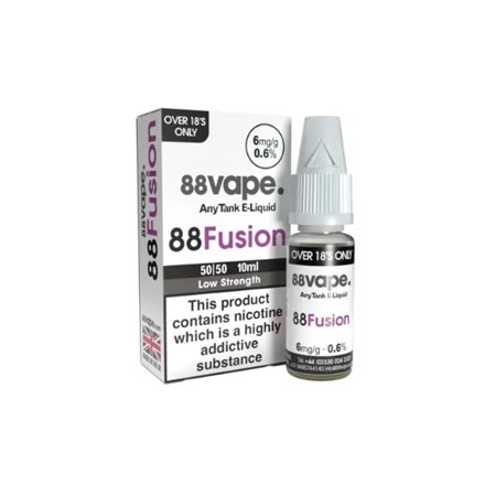 88 VAPE ANYTANK - FUSION 6MG 50\50 MIX 88 VAPE ANYTANK - FUSION 6MG 50\50 MIX