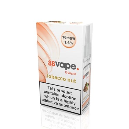 88VAPE E-LIQUID 16MG TOBACCO NUT 10ML