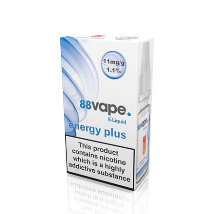 88 VAPE E-LIQUID 11MG ENERGY PLUS 10ML