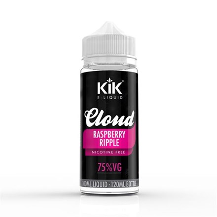 KIK 0MG CLOUD 75%VG 100ML - RASPBERRY RIPPLE