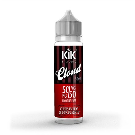 KIK CLOUD 50ML IN 60ML SHORTFILL - CHERRY SHERBET