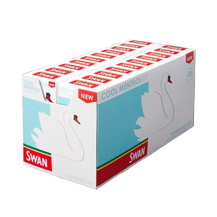 SWAN EXTRA SLIM FILTER TIPS-COOL MENTHOL - 20 PACK