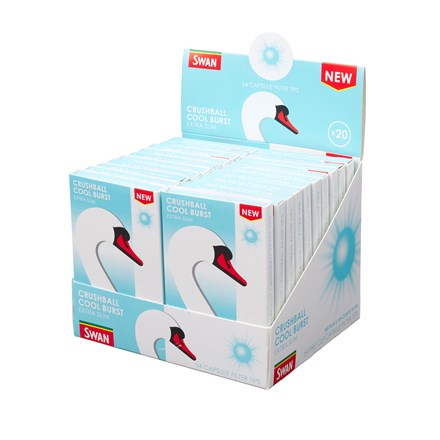SWAN CAPSULE FILTER TIPS - COOL BURST - 20 PACK