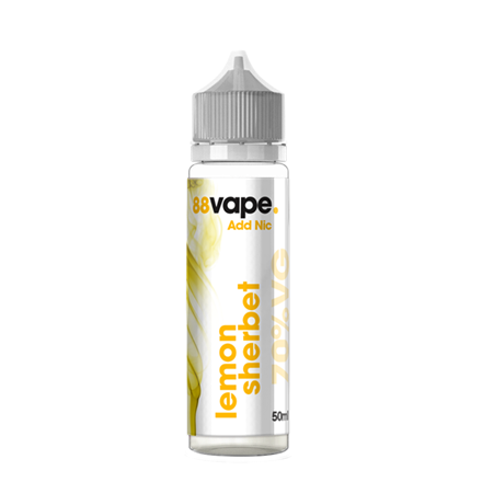 88 VAPE - LEMON SHERBET 75%VG 0MG - 50ML