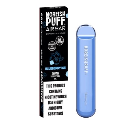 MOREISH PUFF AIR BAR - BLUEBERRY ICE - 20MG