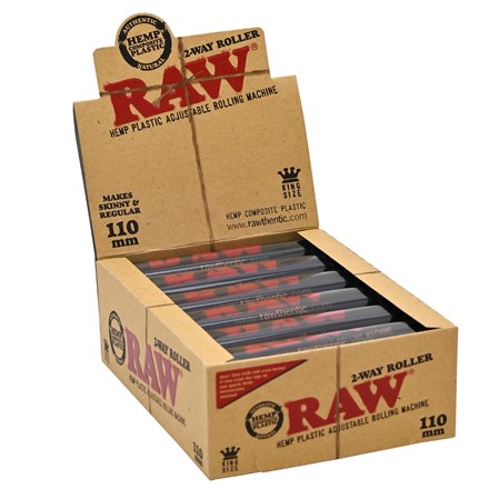 RAW - 2-WAY ROLLER ADJUSTABLE 110MM - 12 PACK
