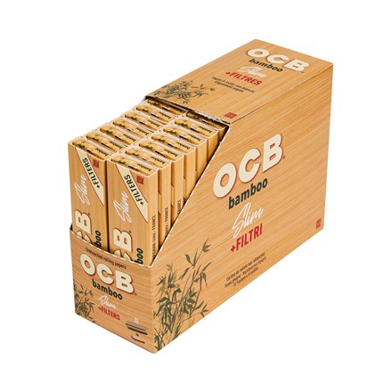 OCB BAMBOO CONNOISSEUR SLIM PAPERS + TIPS - 32PACK