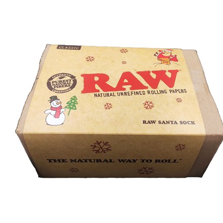 RAW LINED XMAS STOCKING SET