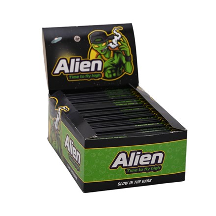 ALIEN K/S GLOW IN THE DARK PAPERS + TIPS - 24 PACK