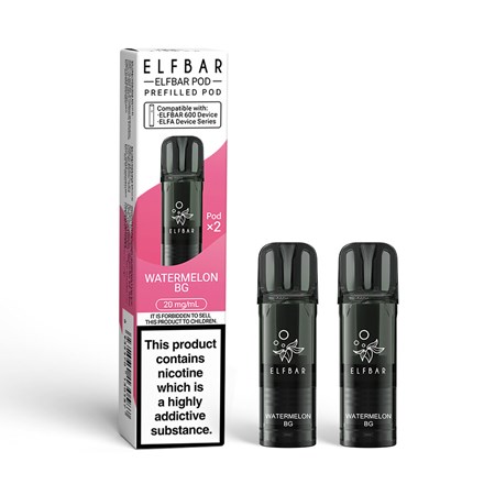 ELFBAR 600 PODS - WATERMELON BG - 2 PK