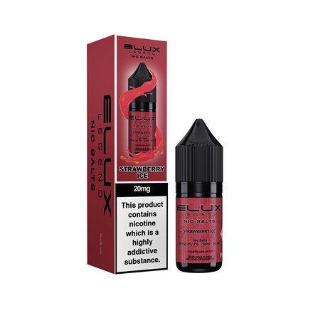ELUX - NIC SALTS STRAWBERRY ICE 10ML- 20MG