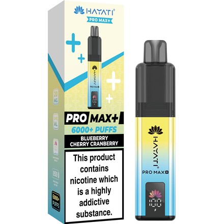 HAYATI PRO MAX PLUS 6K - BLUEBERRY CHERRY CRANBERR