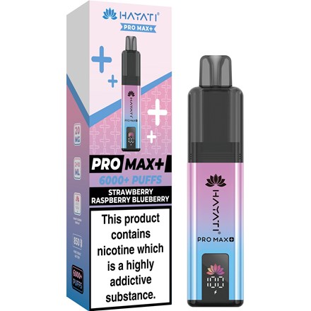 HAYATI PRO MAX PLUS 6K - STRAWBERRY RASP BLUEBERRY