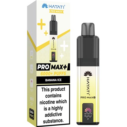 HAYATI PRO MAX PLUS 6K - BANANA ICE