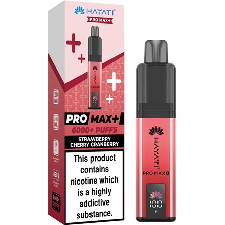 HAYATI PRO MAX PLUS 6K - STRWBRY CHERRY CRANBERRY