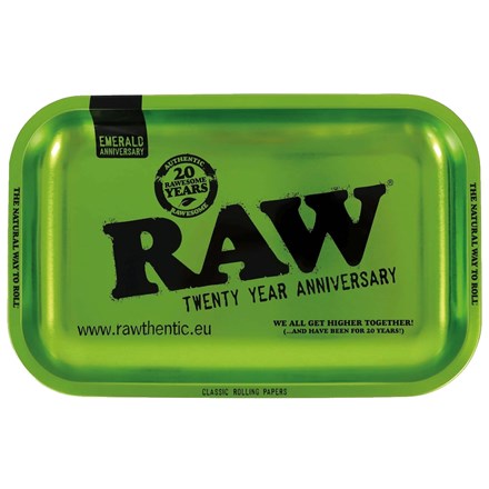 RAW EMERALD GREEN SMALL TRAY 28 X 18CM
