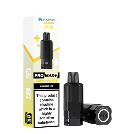 HAYATI PRO MAX+ POD BANAN ICE -  2 PACK